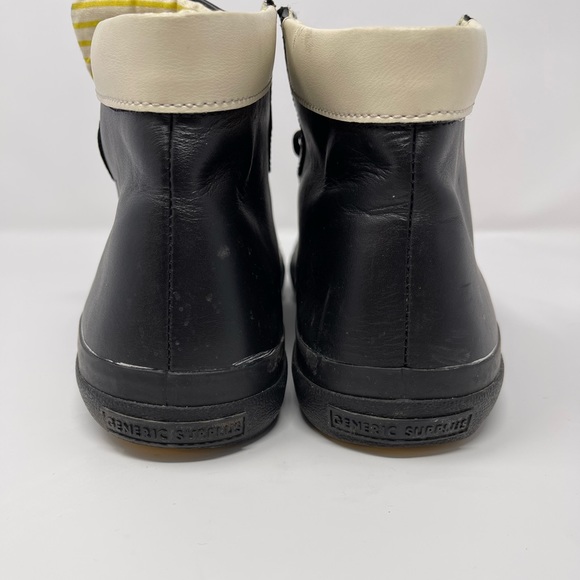 extremely rare The Cutty Sark x Generic Surplus Hi-Top leather sneakers sz 11 - Picture 3 of 6
